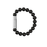 Les Fines Lames Punch Bracelet STEEL ONYX Large